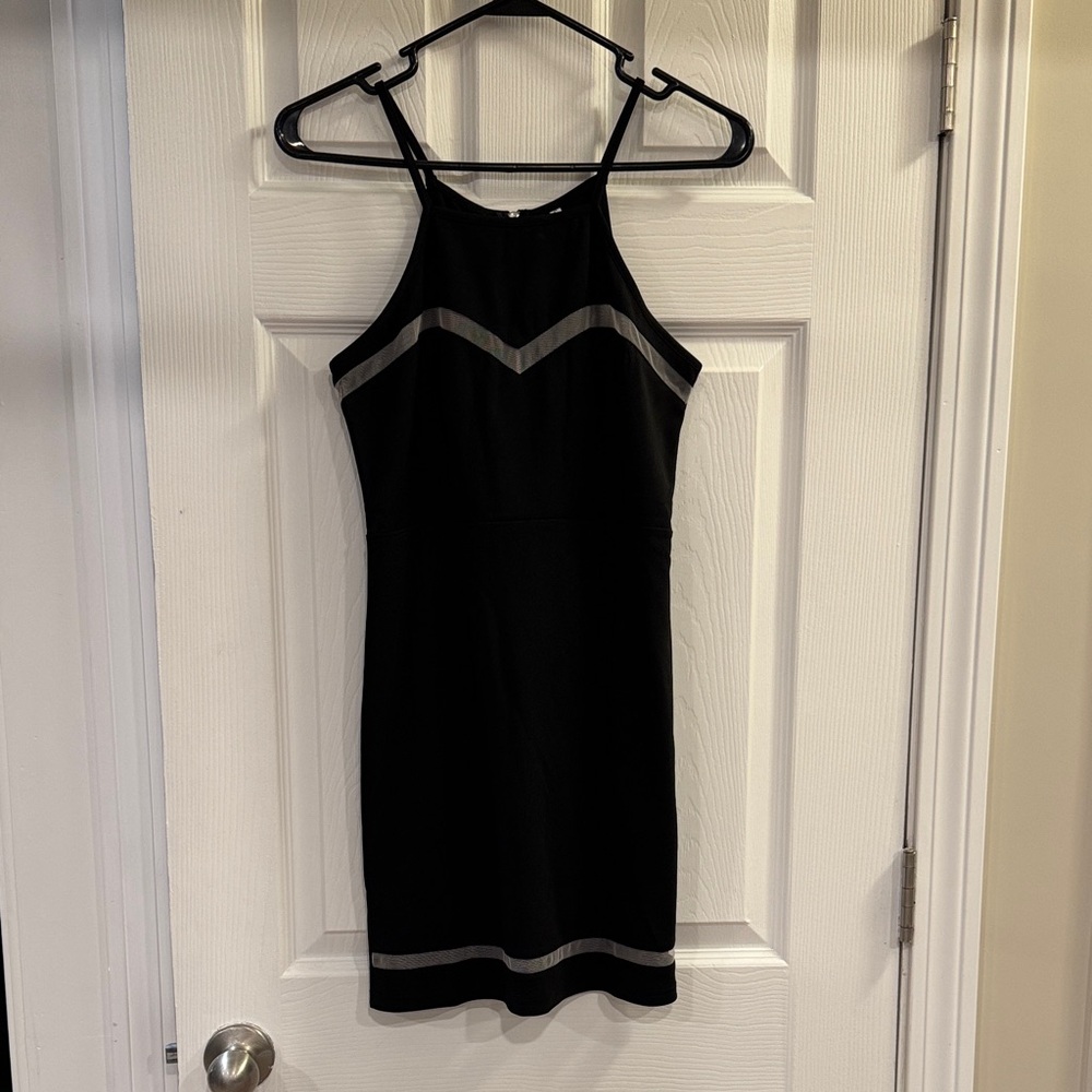 SHEIN Black Bodycon Mini Dress (size S)